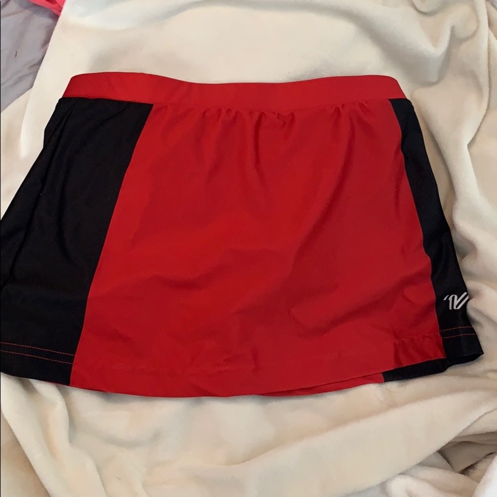 Athletic mini skirt